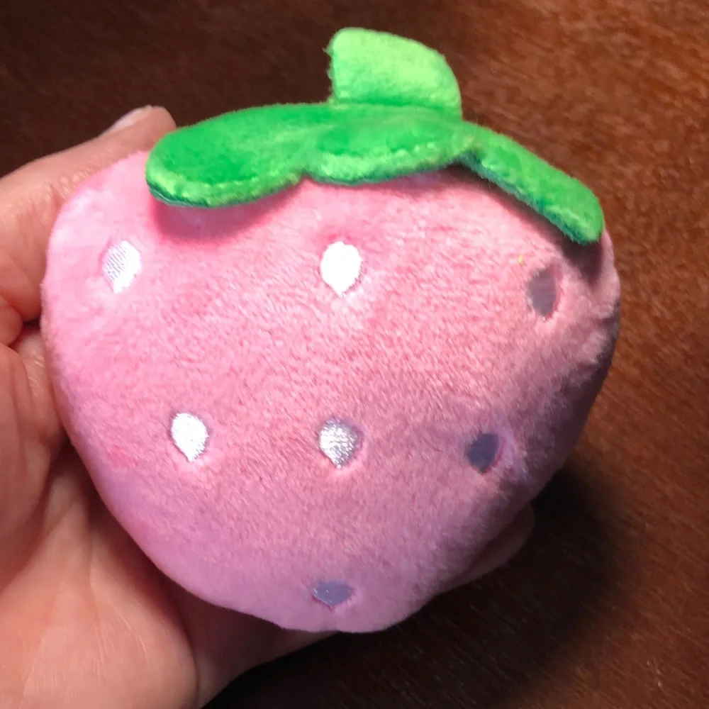 BOGO Pink Strawberry Pet Toy